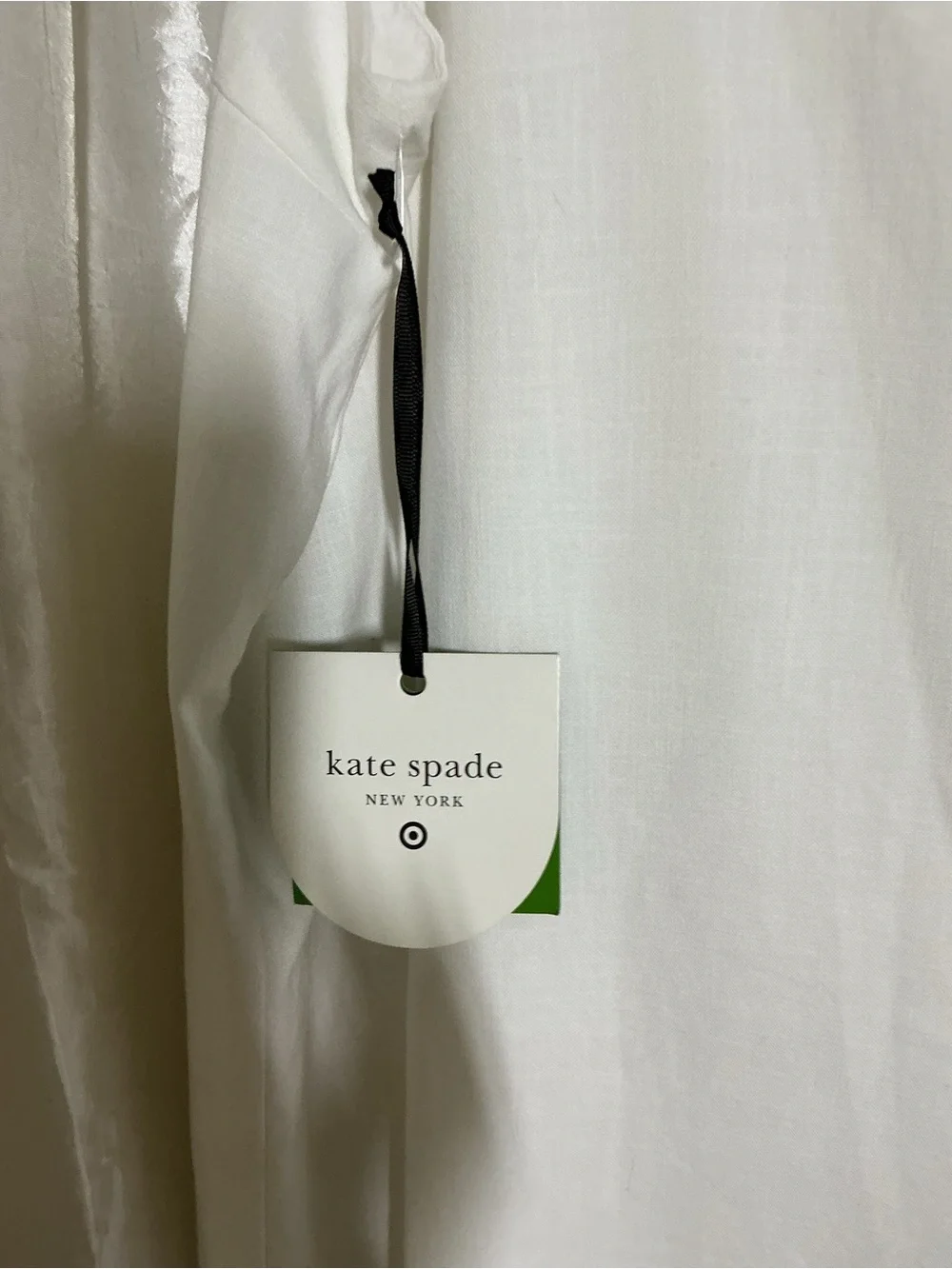 kate spade White Square-Neck Midi Dress